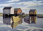 Realist acrylic painting.