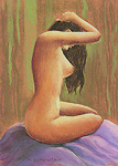 Realist pastel drawing.