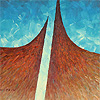 abstract acrylic painting.