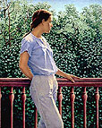 Realist acrylic painting.