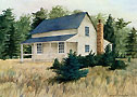 Realist watercolor painting.