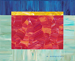 Abstract acrylic painting.